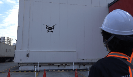 ドローンによる建物点検
