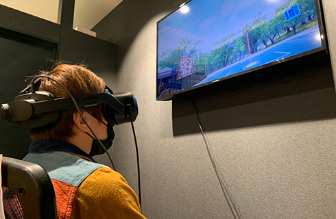 VRレッスンの様子