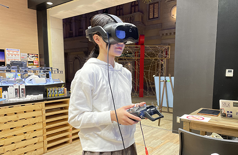 VRレッスンの様子