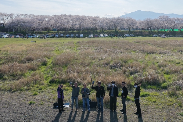 チームハミングバードの空撮会を開催！