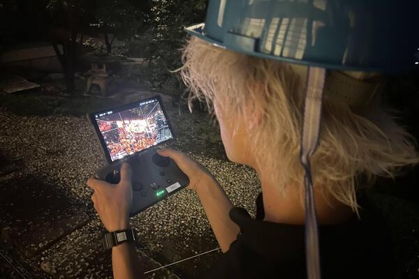 「金王八幡宮例大祭」BEGIN奉納ライブを空撮しました！