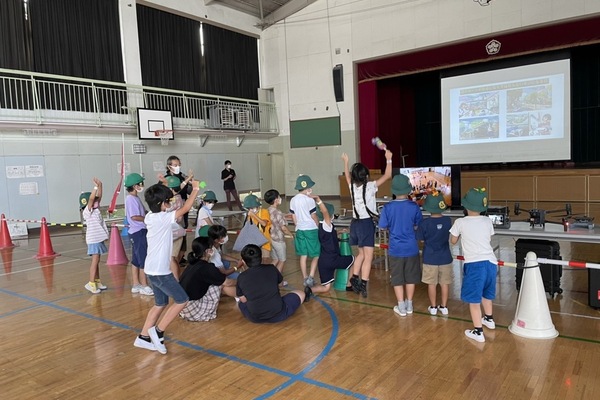 成増ヶ丘小学校でドローンイベントを開催しました！