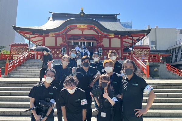 新宿の花園神社『例大祭』の様子をドローンで撮影しました！