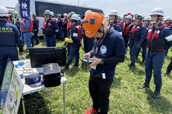 墨田区の合同水防訓練に参加しました！