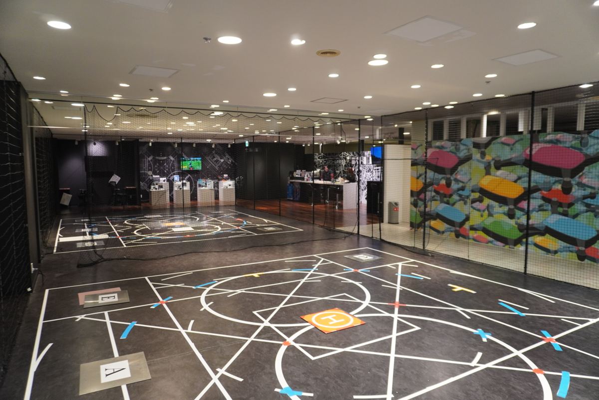 新宿校の練習コート